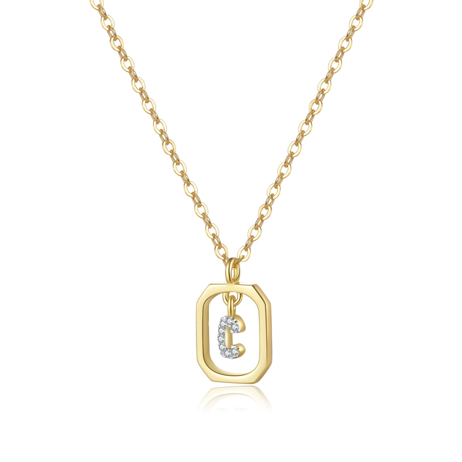 Personalized gold pendant
