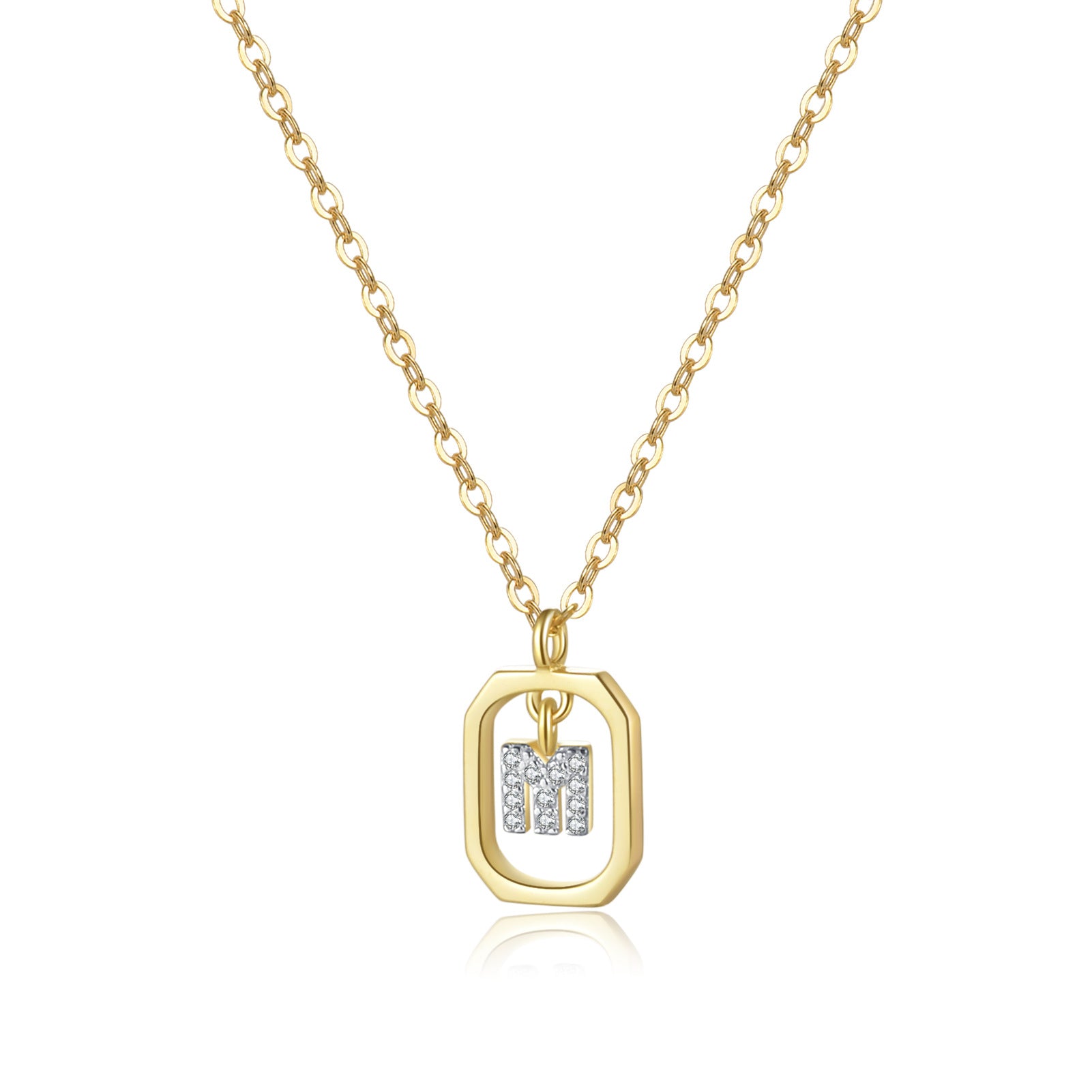 Personalized gold pendant