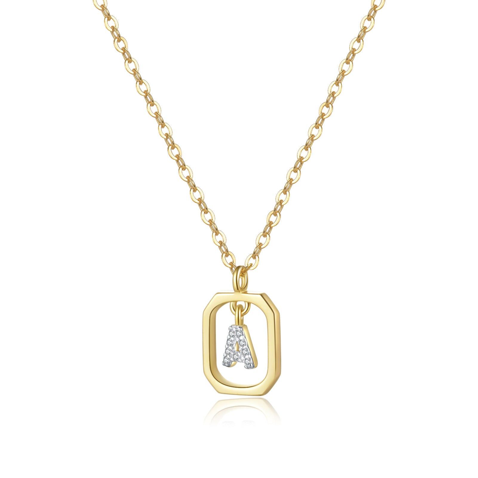 Personalized gold pendant