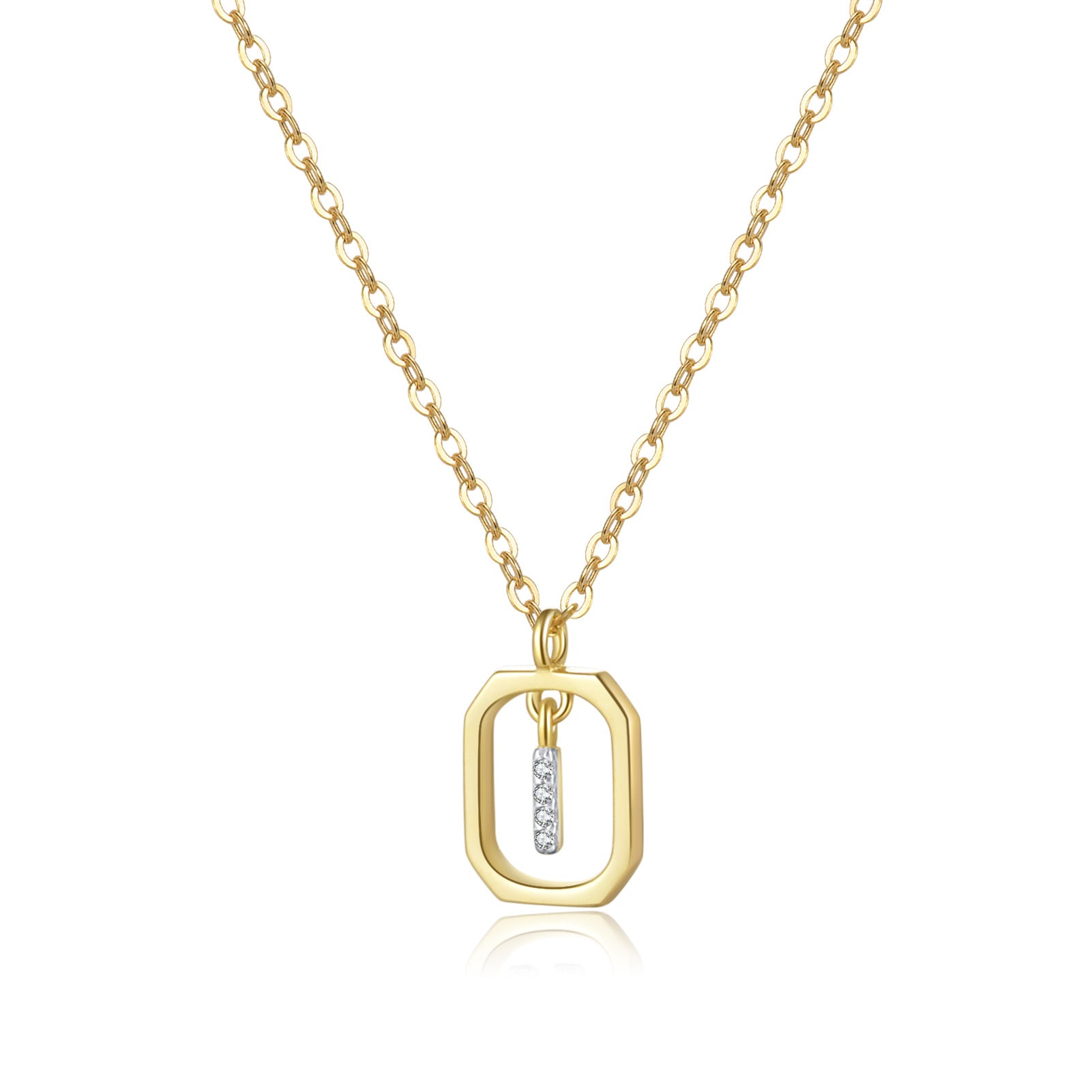 Personalized gold pendant