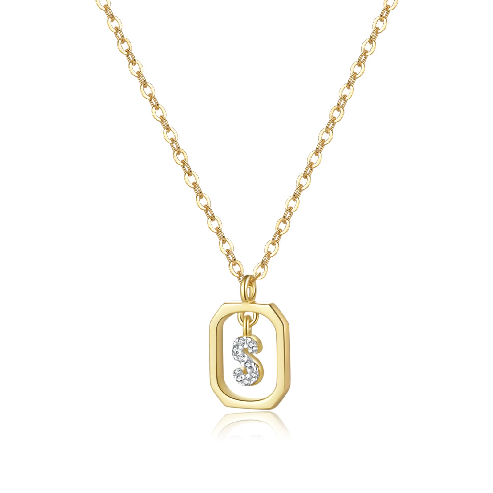 Personalized gold pendant