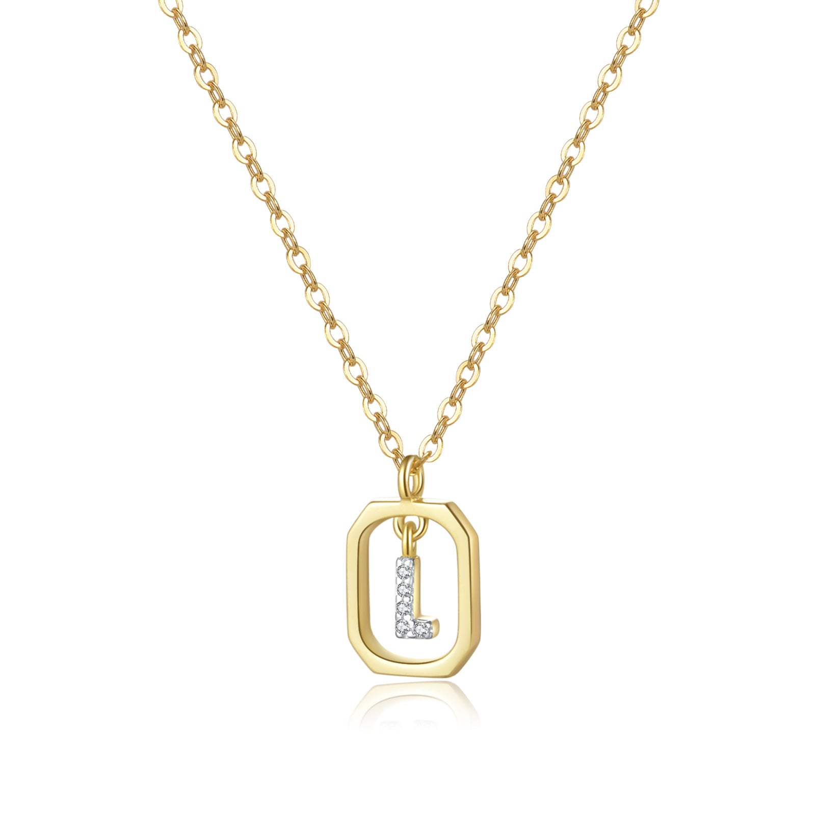 Personalized gold pendant