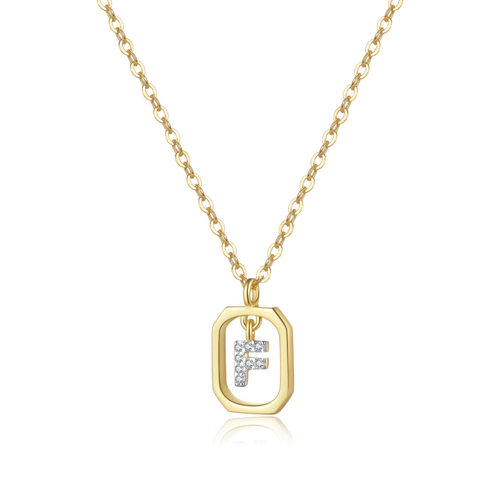 Personalized gold pendant