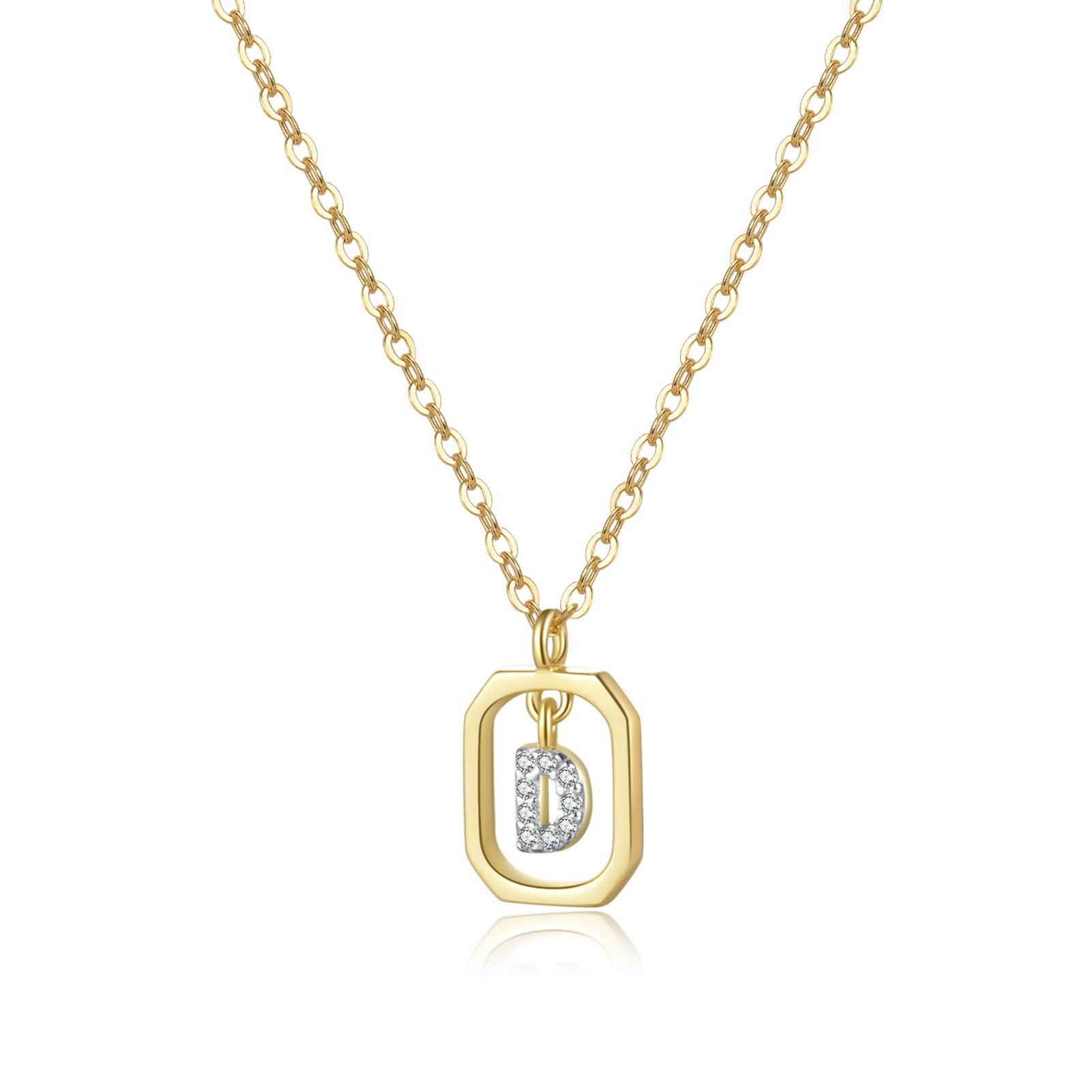 Personalized gold pendant