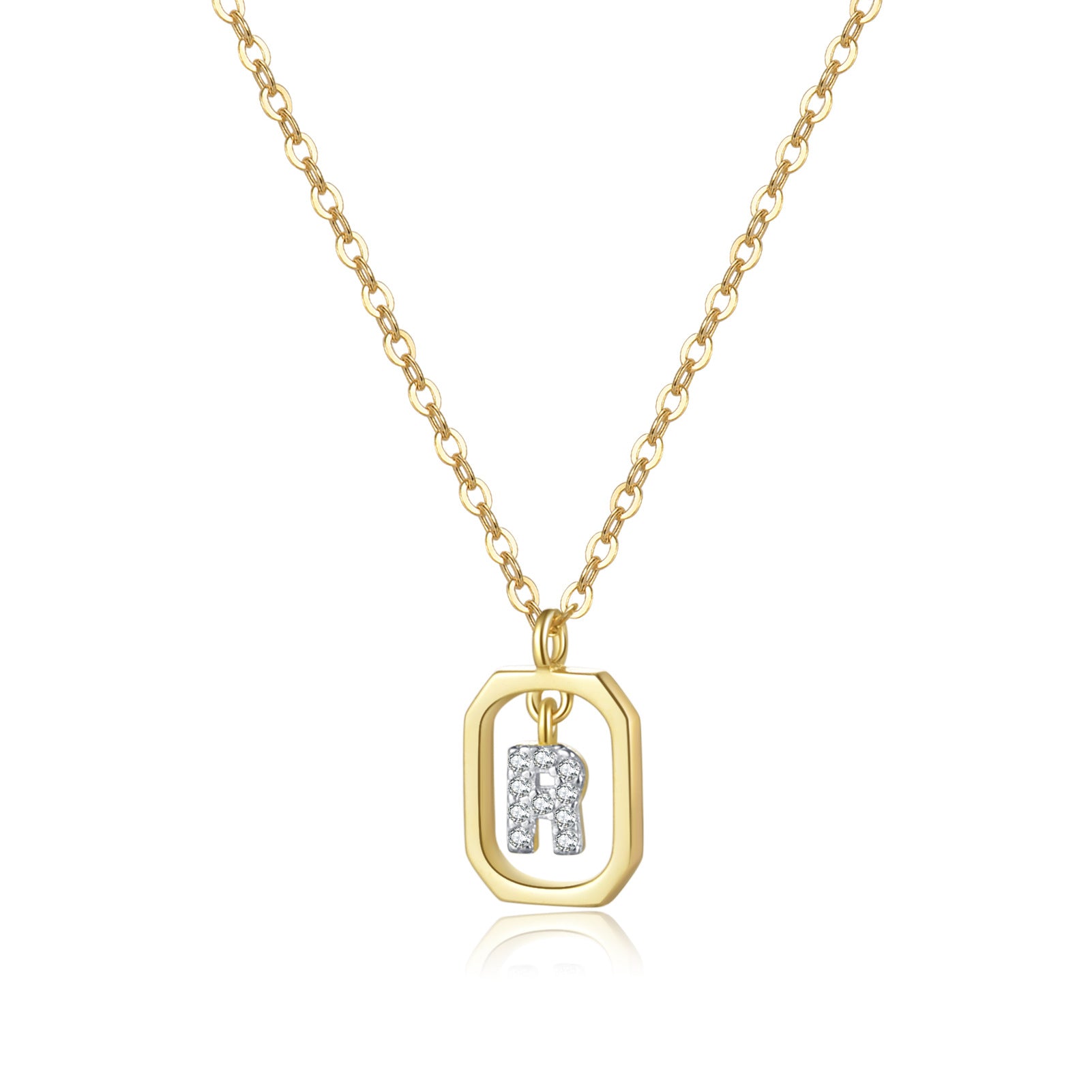 Personalized gold pendant