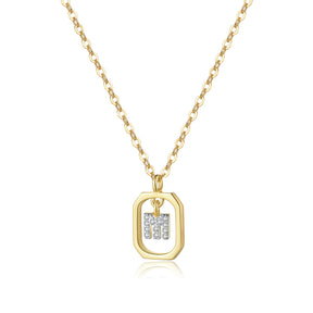 Personalized gold pendant