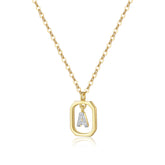 Personalized gold pendant