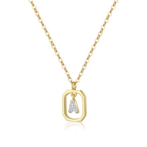 Personalized gold pendant