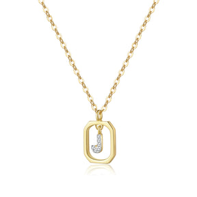 Personalized gold pendant