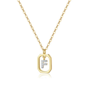 Personalized gold pendant