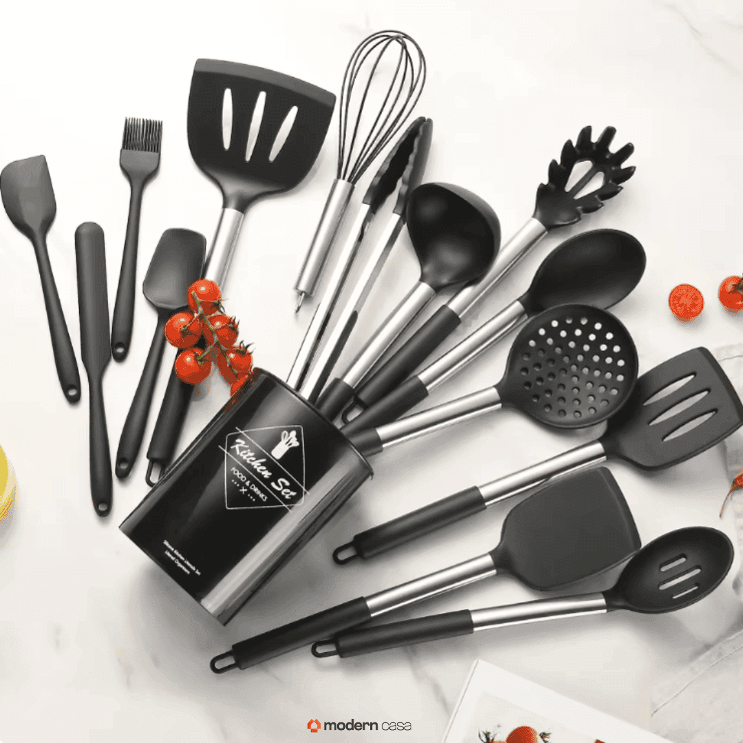 Set of silicone utensils 12 pieces