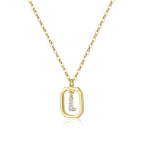 Personalized gold pendant