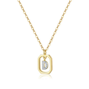 Personalized gold pendant