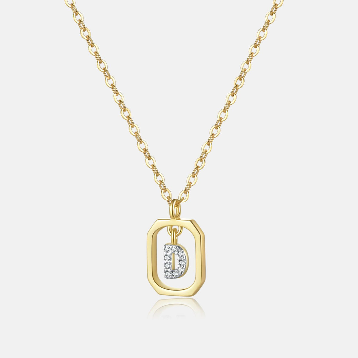 Personalized gold pendant