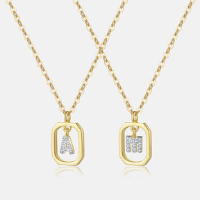Personalized gold pendant