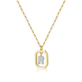 Personalized gold pendant