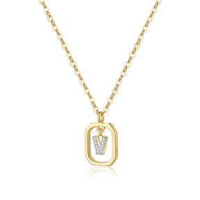 Personalized gold pendant